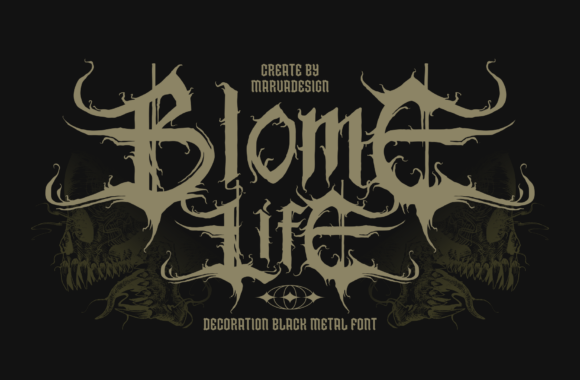 Blome Life: A Bold Blackletter Typeface for Editorial Design