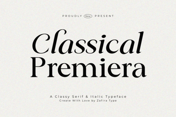 Classical Premiera: The Serif Font for Trustworthy Branding