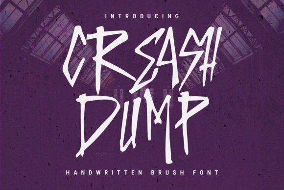 Creash Dump: A Rebellious Typeface for Bold Editorial Design