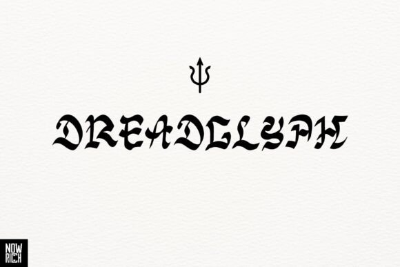 Dreadglyph: The Bold Blackletter Typeface for Modern Campaigns
