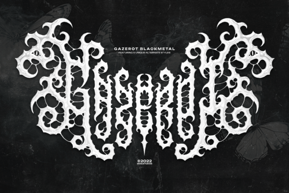 Gazerot: A Dark Blackletter Typeface for Bold Editorial Design