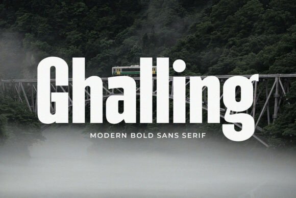 Ghalling: The Bold Sans Serif Font for High-Impact Marketing