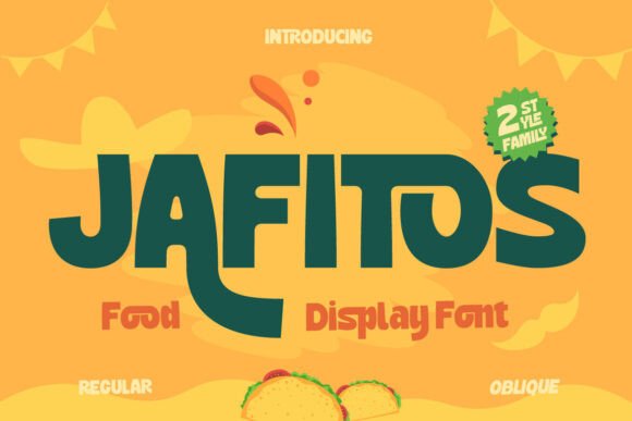 Jafitos: The Quirky Sans Serif Font for Bold Campaigns