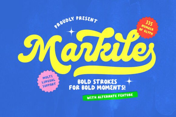 Markile: The Bold Script Typeface for Modern Web Design