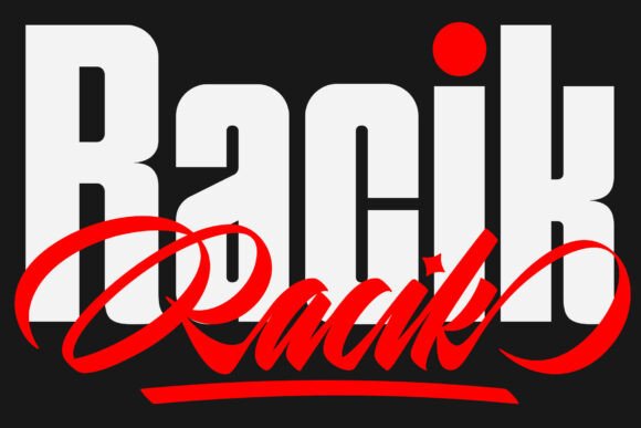 Racik Typeface: A Bold Duo for High-Impact Campaigns