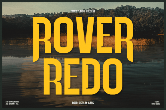 Rover Redo: The Trendy Typeface for Bold Brand Identity