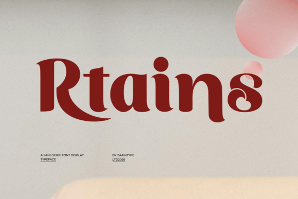 Rtains: The Elegant Serif Font for Professional Small Business Branding