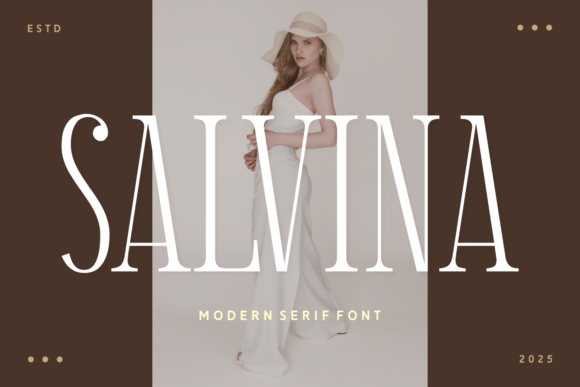 Salvina: The Elegant Serif Font for Modern Business Branding