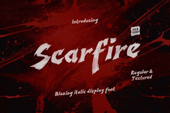 Scarfire: The Bold Blackletter Typeface for Makers and Sellers