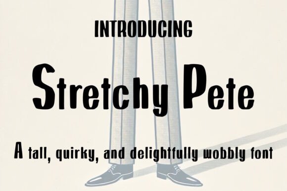 Stretchy Pete: The Playful Typeface for Modern Web Design