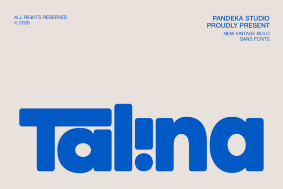 Talina: The Bold Sans Serif Font for Scroll-Stopping Brand Content