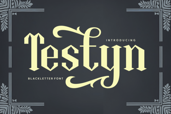 Testyn: The Blackletter Typeface That Elevates Editorial Design