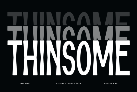 Thinsome: The Bold Sans Serif Font for Polished Brand Identity