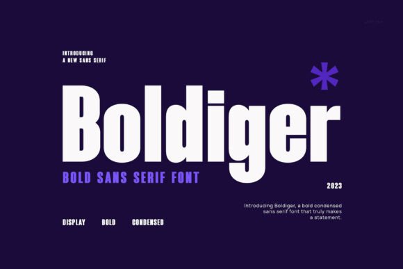 Why Boldiger Is the Ultimate Sans Serif for Impactful Branding